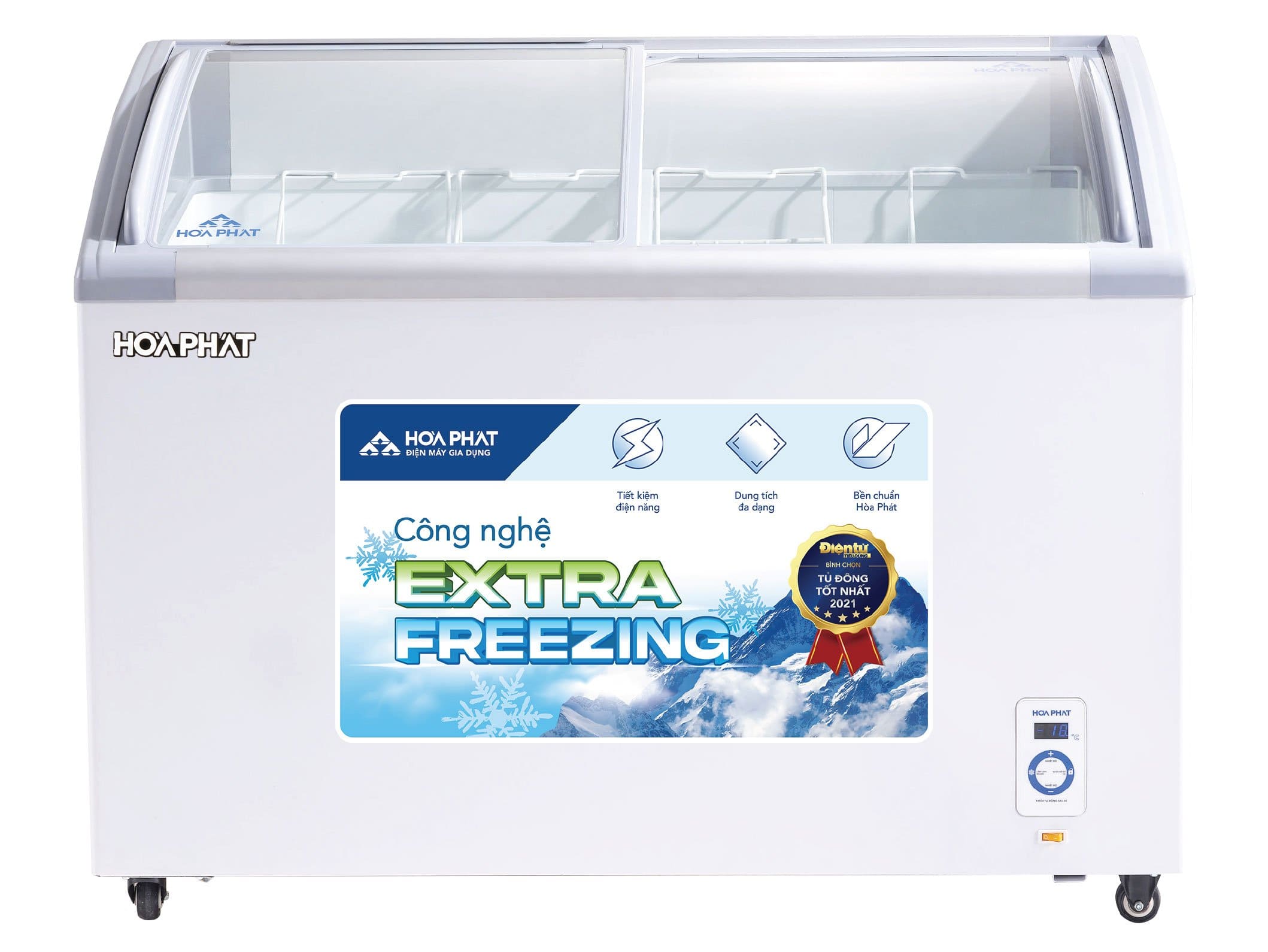 Tủ đông trưng bày Hòa Phát 451 lít HSF AD6451.C1